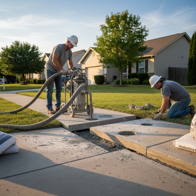 Sidewalk Slab Lifting