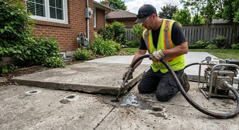 Concrete Settlement Repair in Corpus Christi, TX