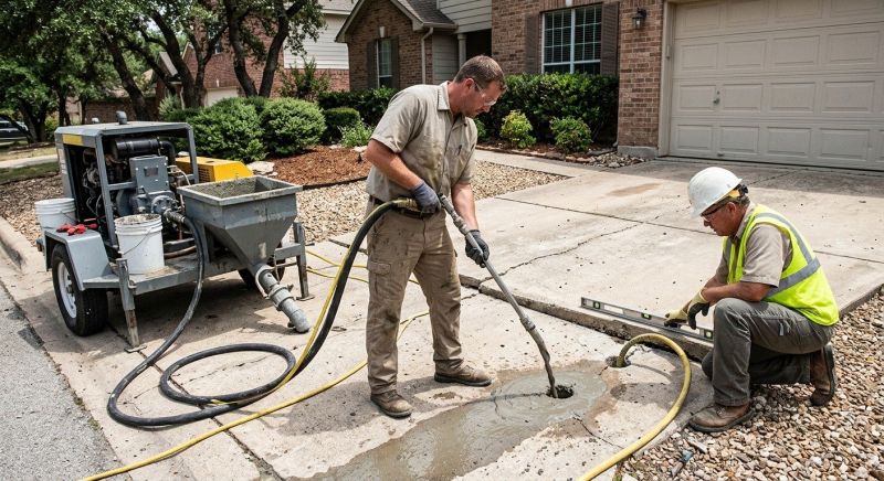 Driveway Slab Lifting in Des Moines, IA